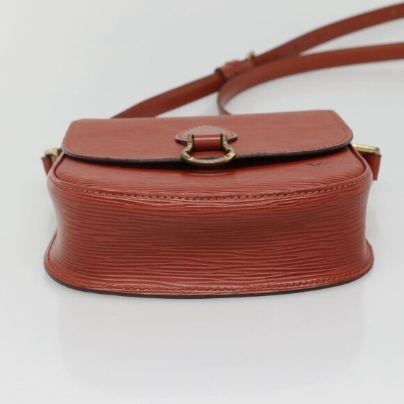 LOUIS VUITTON Epi Saint Cloud PM Shoulder Bag Brown M52213 LV Auth 134622 - Picture 6 of 16